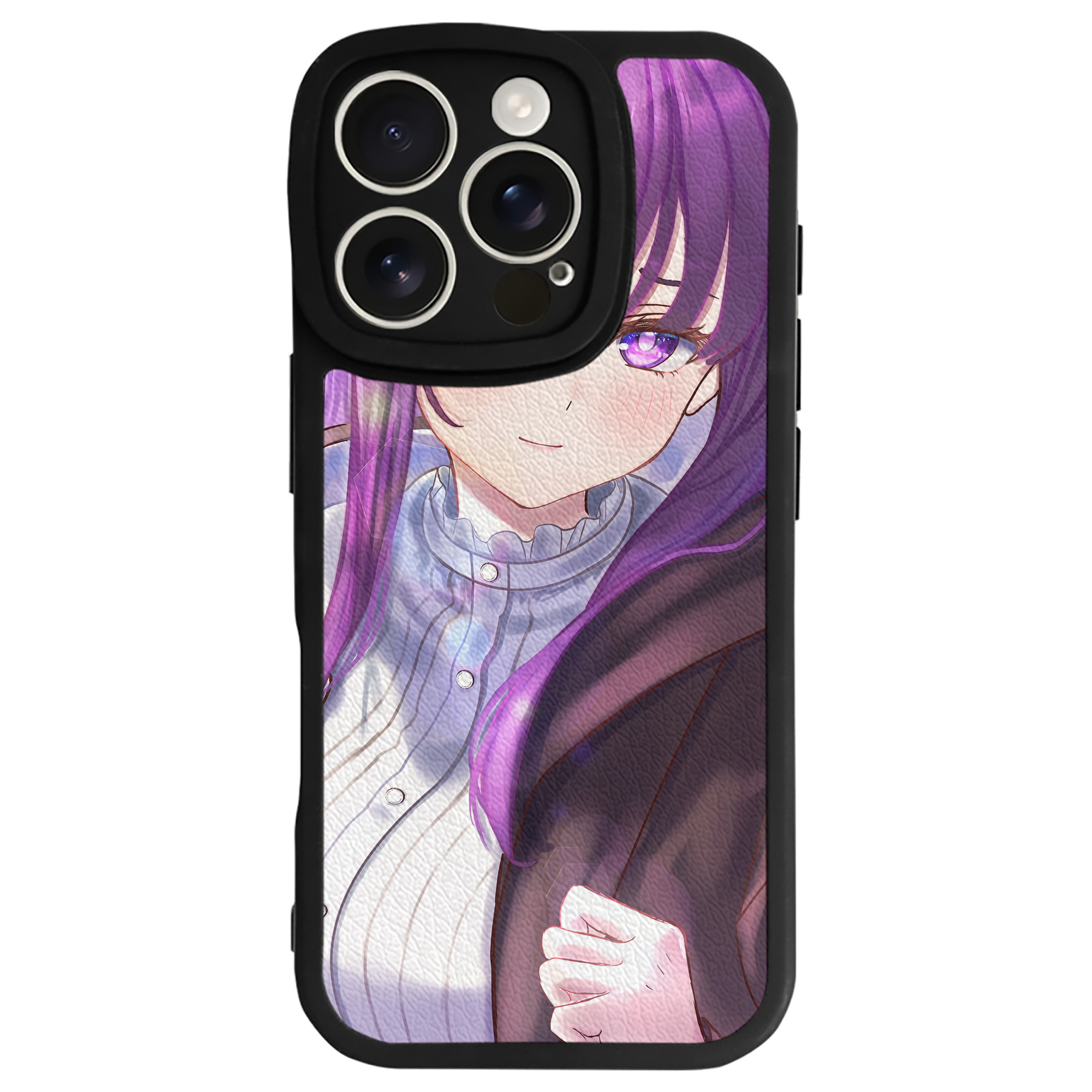 （画像用） 葬送のフリーレン Frieren 【iPhone 16シリーズ対応】シリコンスマホケース（レザー調） 材質：シリコン